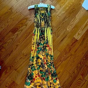 ONE WORLD Live and Let Live Beautiful Maxi Dress Small
